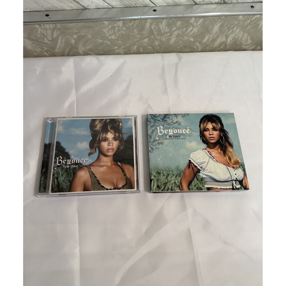 Beyoncé B'Day + B'Day Deluxe Edition 2CD Bundle 2006 2007 Columbia Jewel Cases